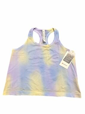 NWT Lululemon Swiftly Tech Racerback Tank 2.0 Waist Psychedelic Wash Lavender 12